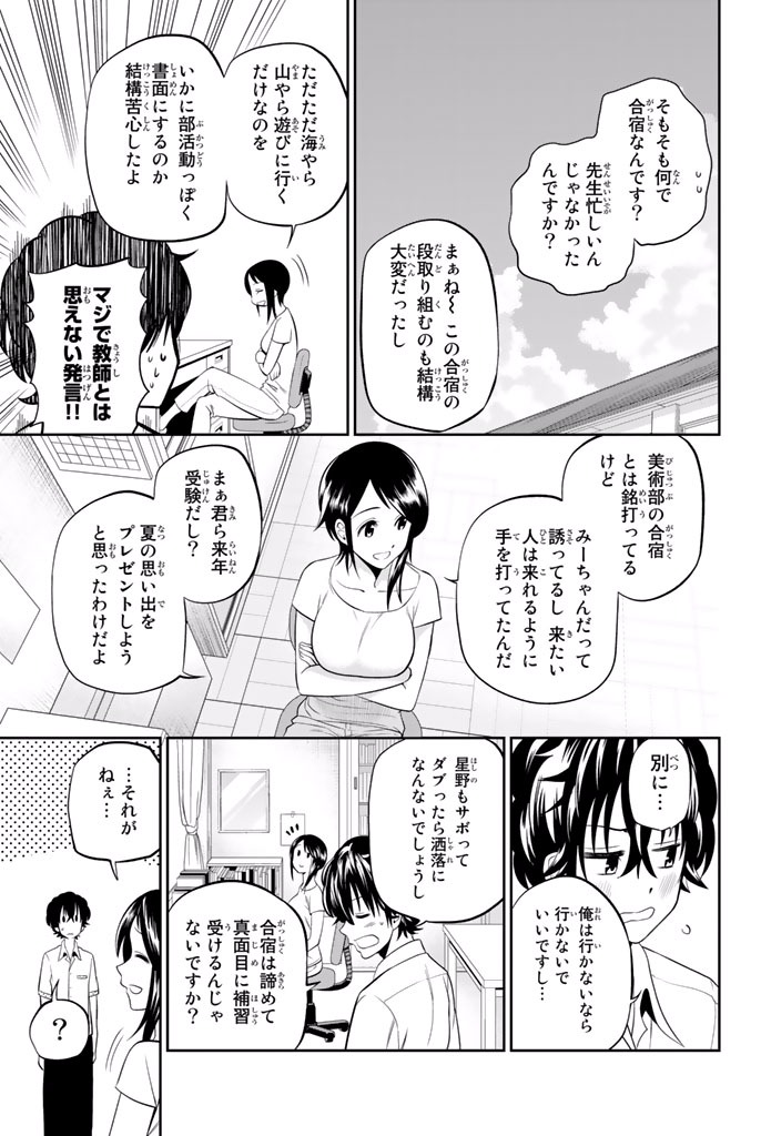 Hoshino, Me o Tsubutte. Chapter 20 3ページ