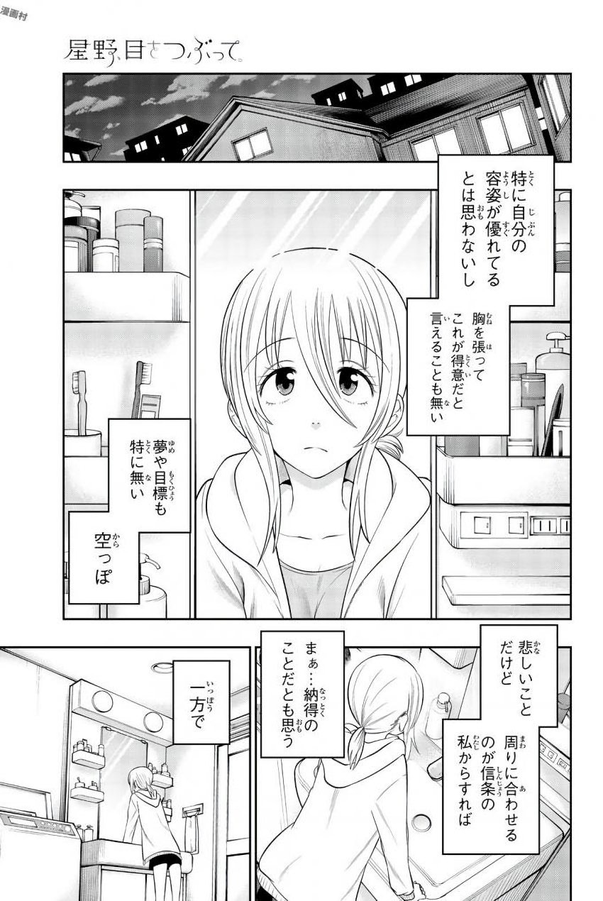 Hoshino, Me o Tsubutte. Chapter 78 1ページ
