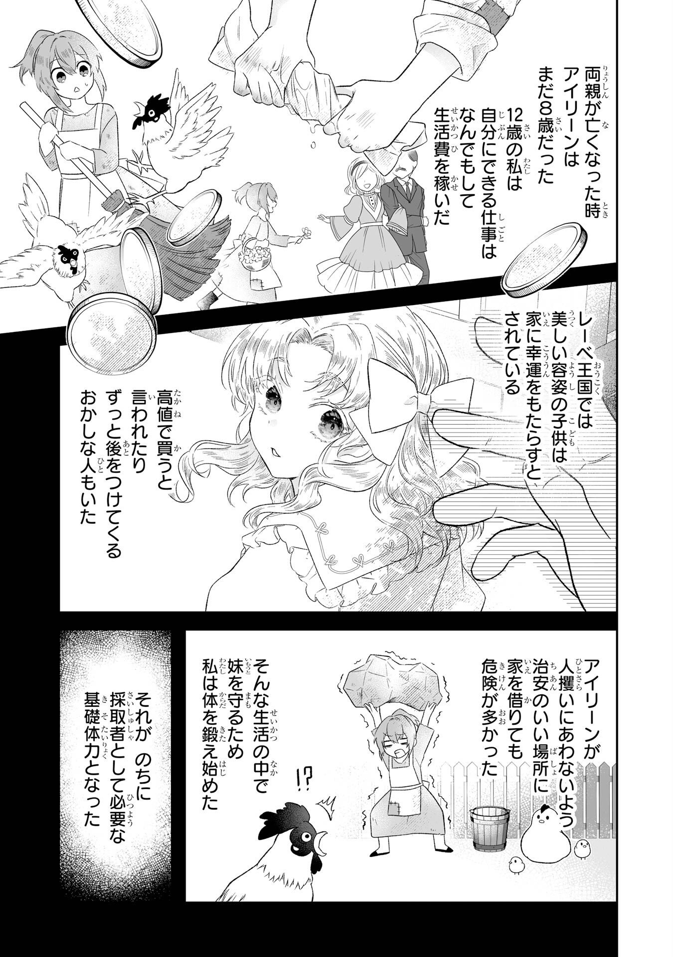 Seijou no Ane desu ga, Imouto no Tame no Tokushu Masekiya Tokushu Yakusou no Saishu wo Yametara, Ringoku no Majutsushi-sama no Moto de Shiawase ni narimashita! Chapter 2 37ページ