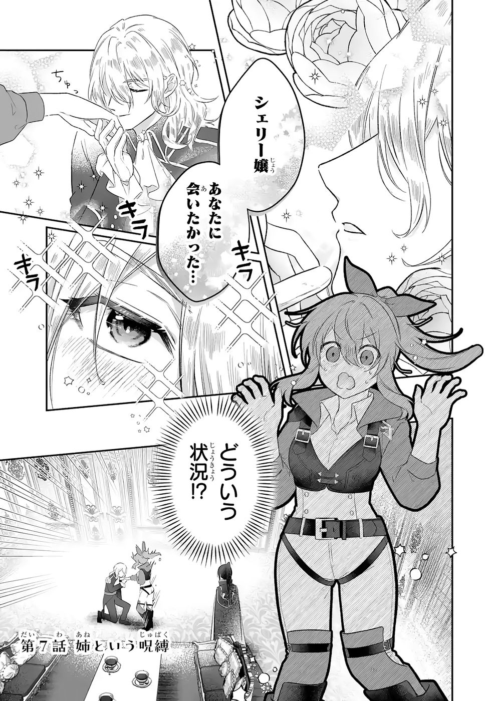 Seijou no Ane desu ga, Imouto no Tame no Tokushu Masekiya Tokushu Yakusou no Saishu wo Yametara, Ringoku no Majutsushi-sama no Moto de Shiawase ni narimashita! Chapter 7 1ページ