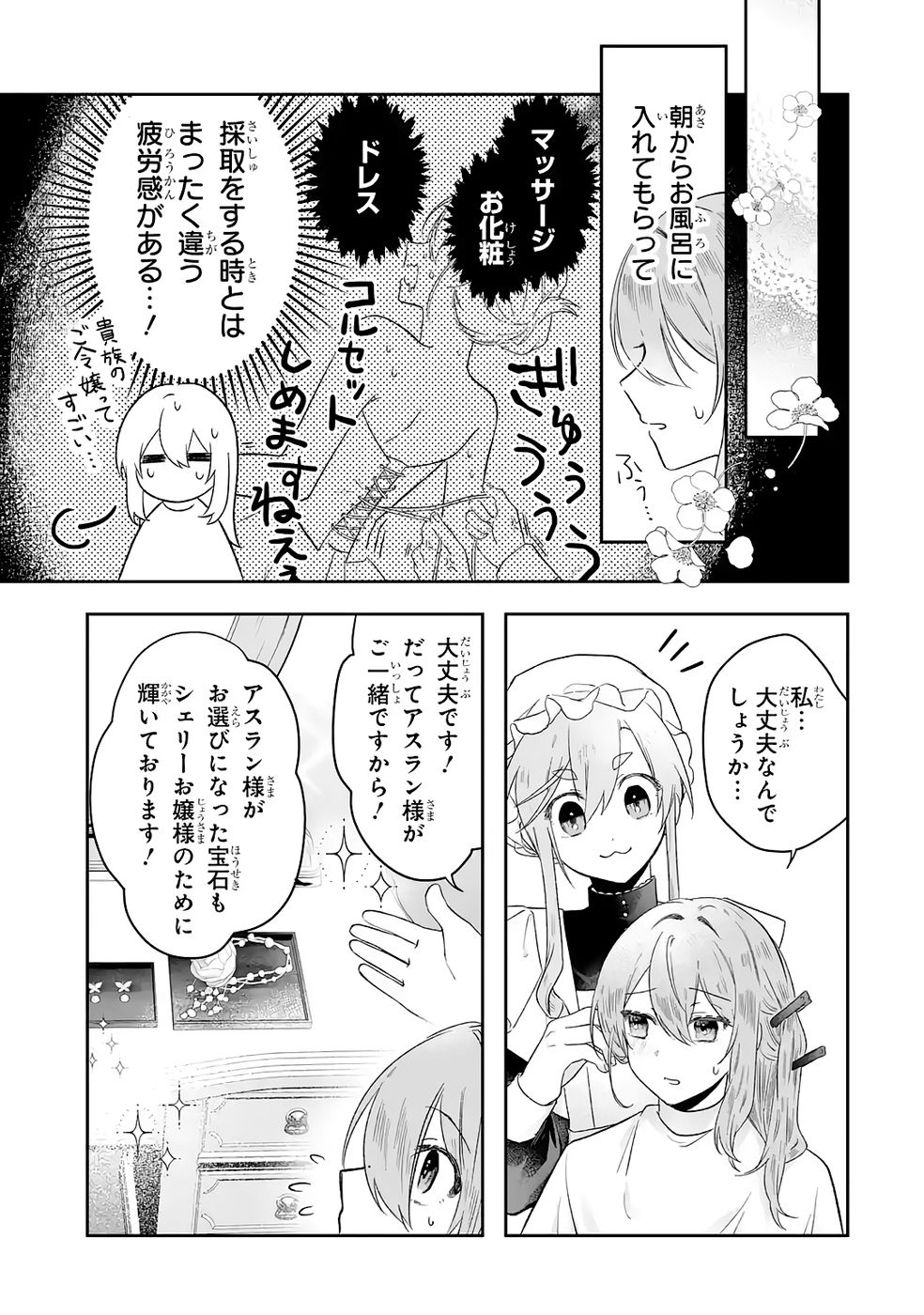 Seijou no Ane desu ga, Imouto no Tame no Tokushu Masekiya Tokushu Yakusou no Saishu wo Yametara, Ringoku no Majutsushi-sama no Moto de Shiawase ni narimashita! Chapter 9 3ページ