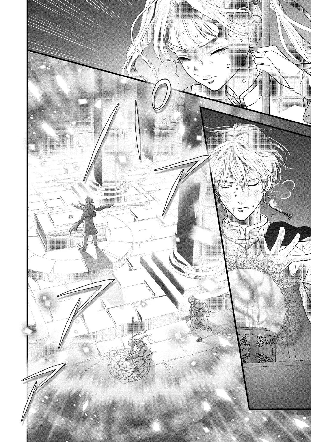 Karappo Seijo to shite Suterareta Hazu ga, Totsugi-saki no Koutei Heika ni Dekiaisareteimasu Chapter 37.4 3ページ