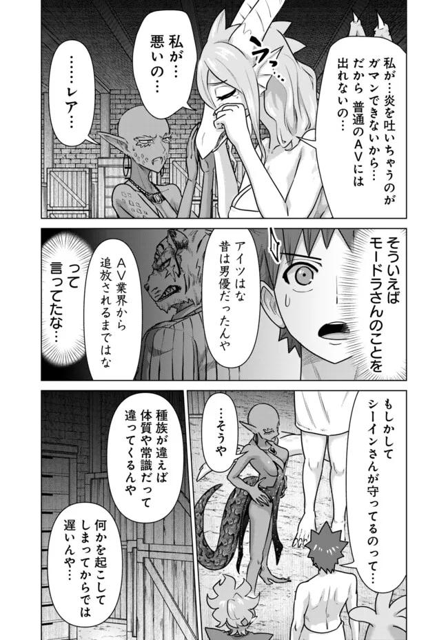 Isekai Pornstar ~Shiru Danyuu ga Isekai Tensei shite Ero Chishiki Furu Katsuyo de Musou Danyuu ni naru Hanashi~ Chapter 65 8ページ