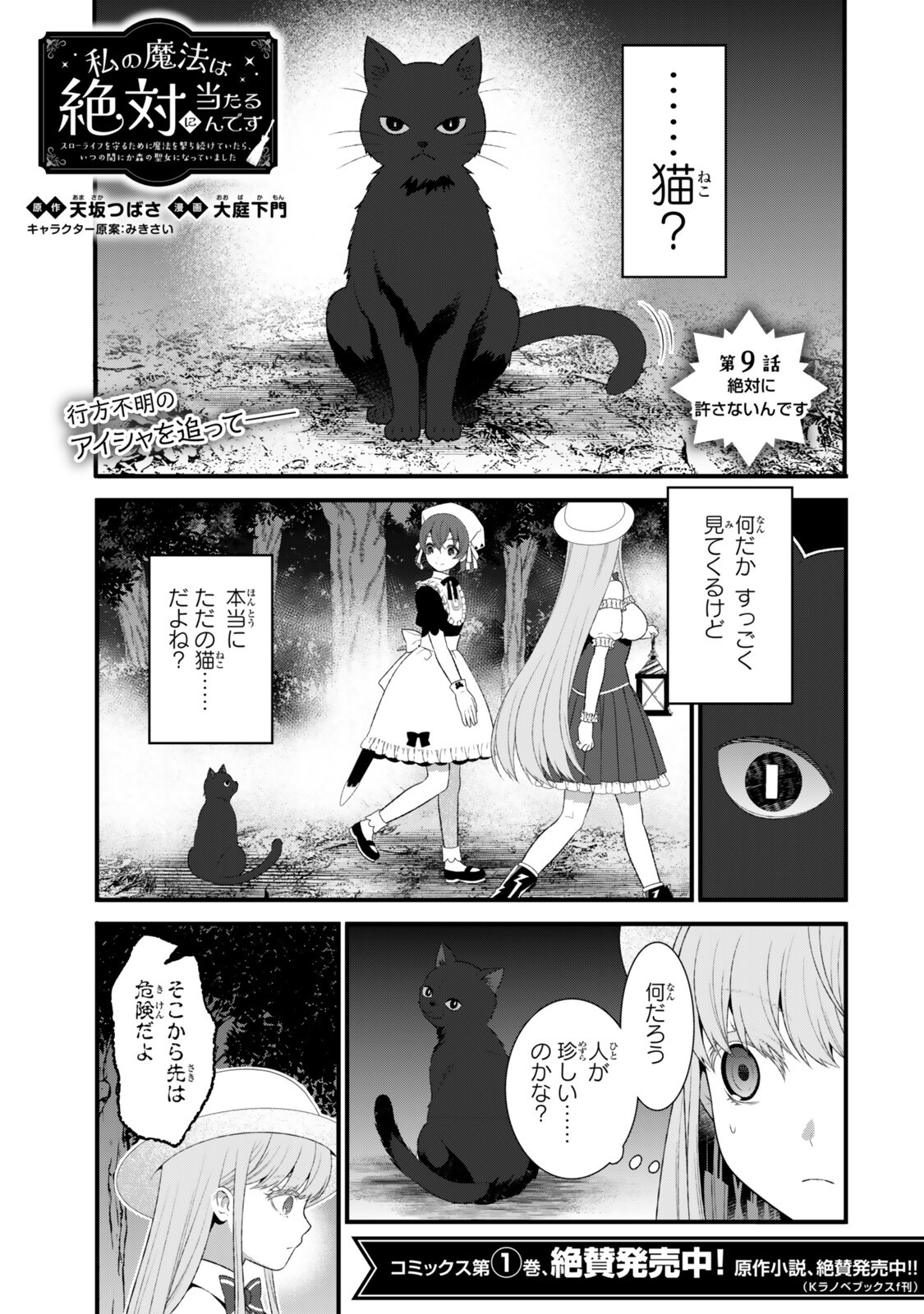 Watashi no Mahou wa Zettai ni Atarun desu Chapter 9.1 1ページ