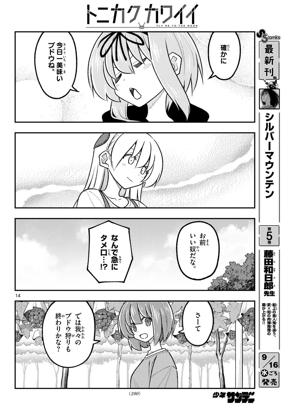 Tonikaku Kawaii Chapter 358 14ページ