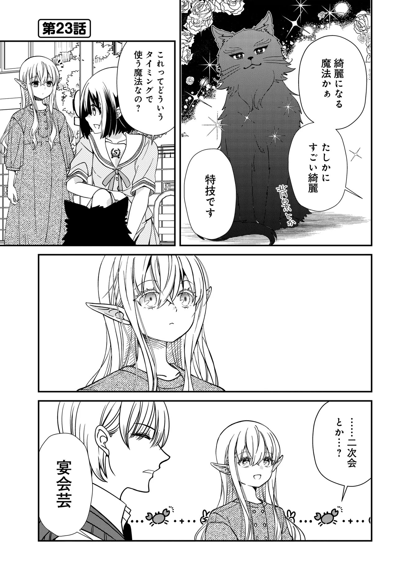 Elf ppoi Hana-san no Tekitou na Apartment Gurashi Chapter 6.2 1ページ