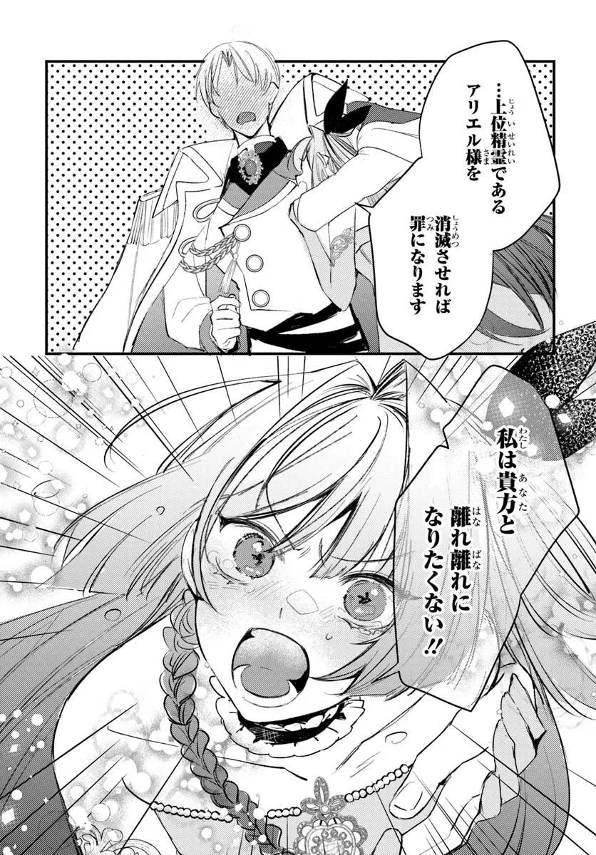 Seirei ni "Omae wa Shujin ni Fusawashikunai, Keiyaku Haki shite kure!' to Iwareta node, Hoshigatteiru Imouto ni Yuzurimasu Chapter 12.1 15ページ