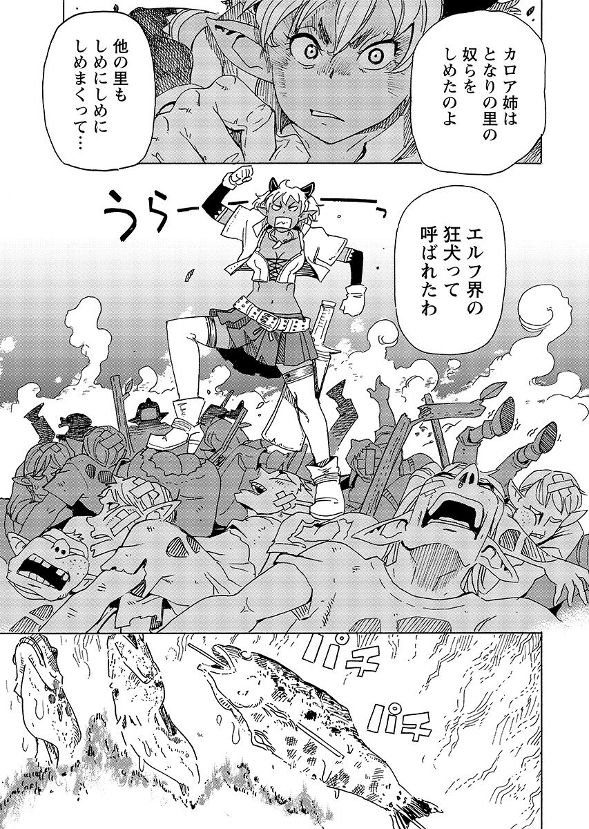 Elf to Bike to Teikoku Chiri Chousain to Chapter 34.1 11ページ