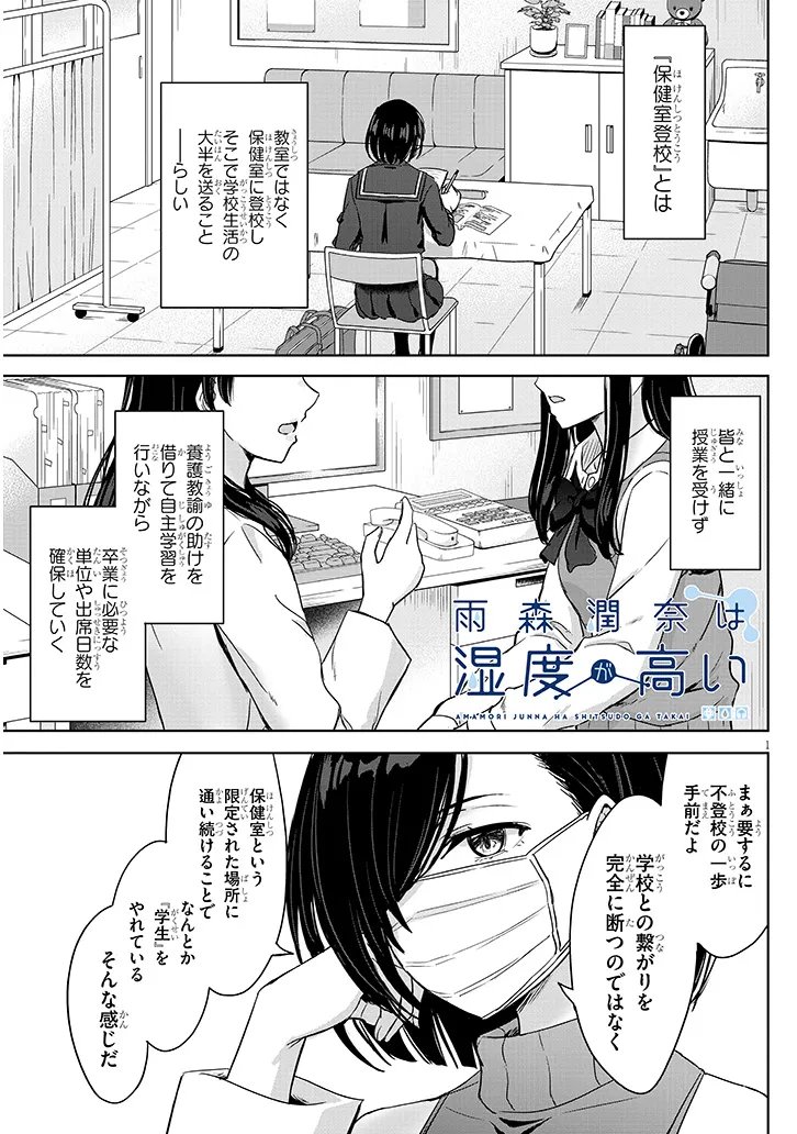 Amamori Junna wa Shitsudo ga Takai Chapter 4 1ページ