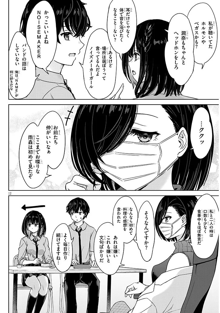 Amamori Junna wa Shitsudo ga Takai Chapter 4 12ページ