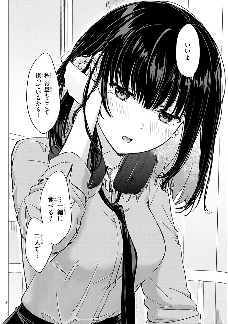 Amamori Junna wa Shitsudo ga Takai Chapter 4 8ページ