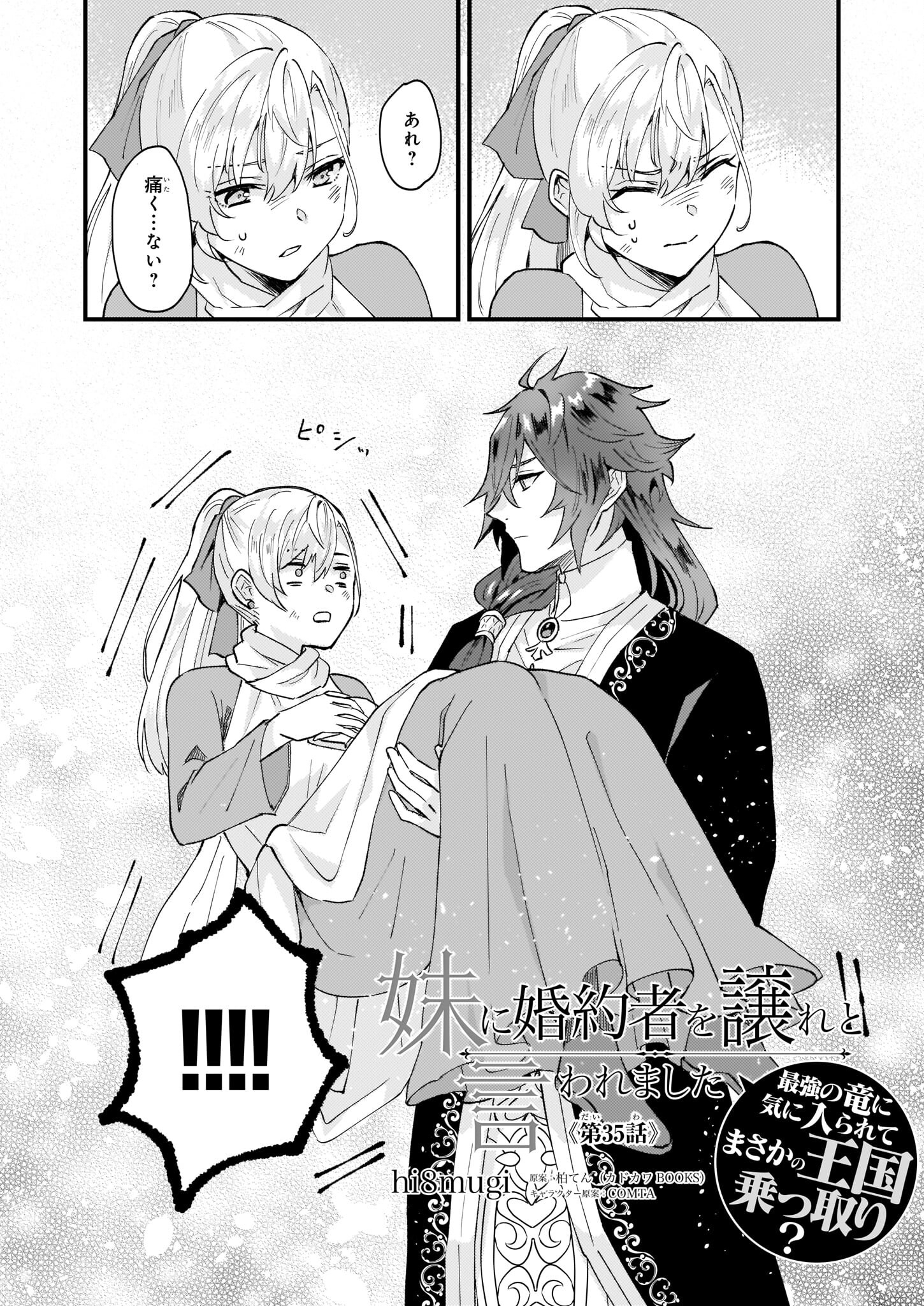Imouto ni Konyakusha wo Yuzure to Iwaremashita, Saikyou no Ryuu ni Kiniirarete Masakano Okoku Nottori? Chapter 35 1ページ