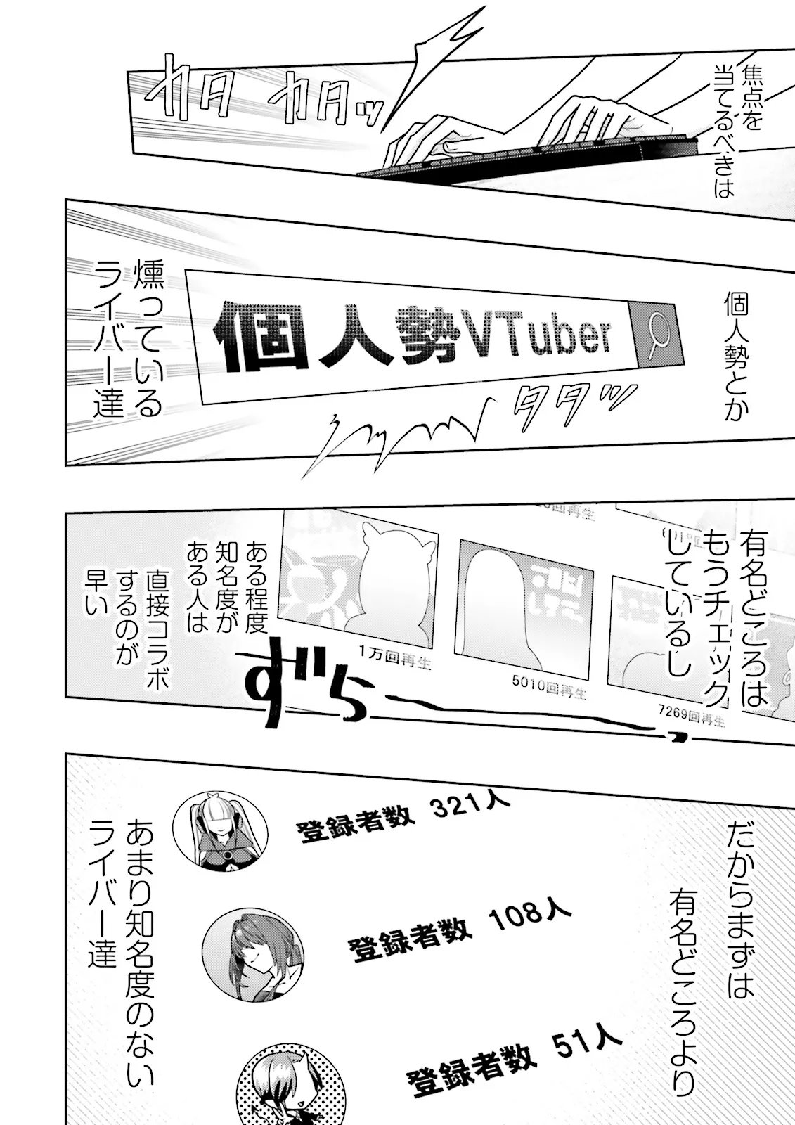 Oshi ni Sasageru Dungeon Gourmet Saikyo Tansakusha Vtuber ni Naru Chapter 20.4 1ページ