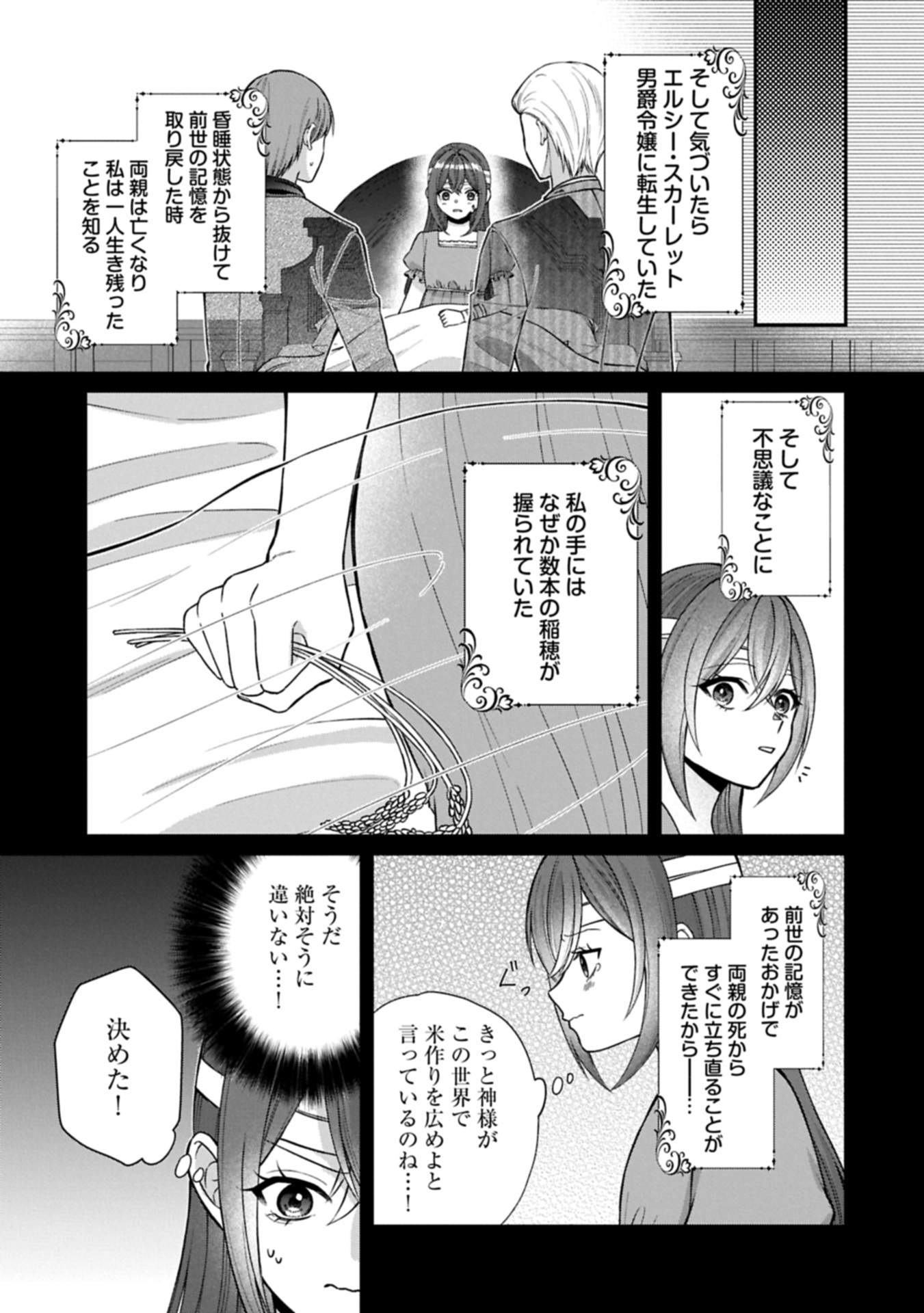 Tensei Reijou wa Kome-Tsukuri ga shitai Chapter 1 7ページ
