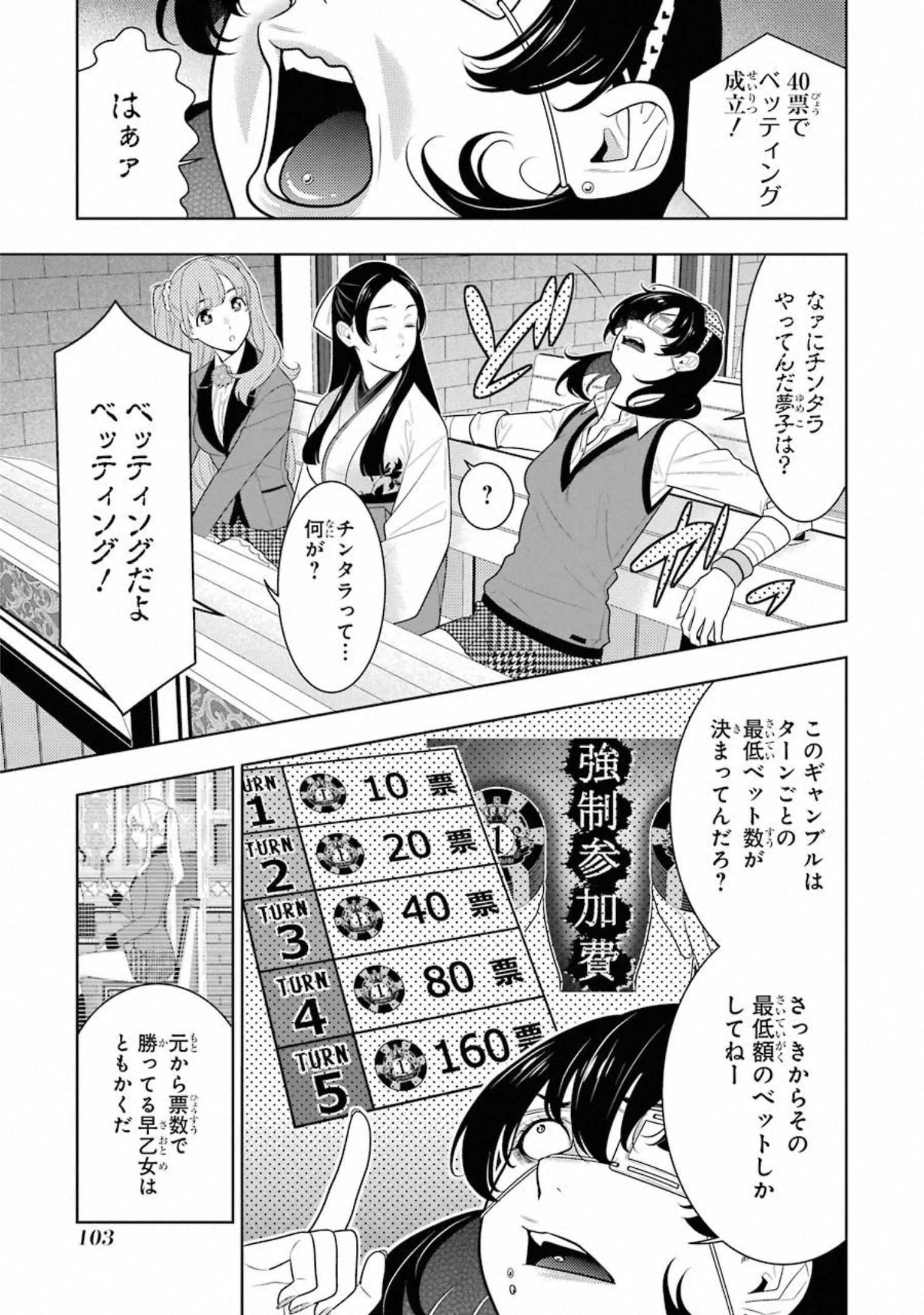 Kakegurui Twin Chapter 73 3ページ