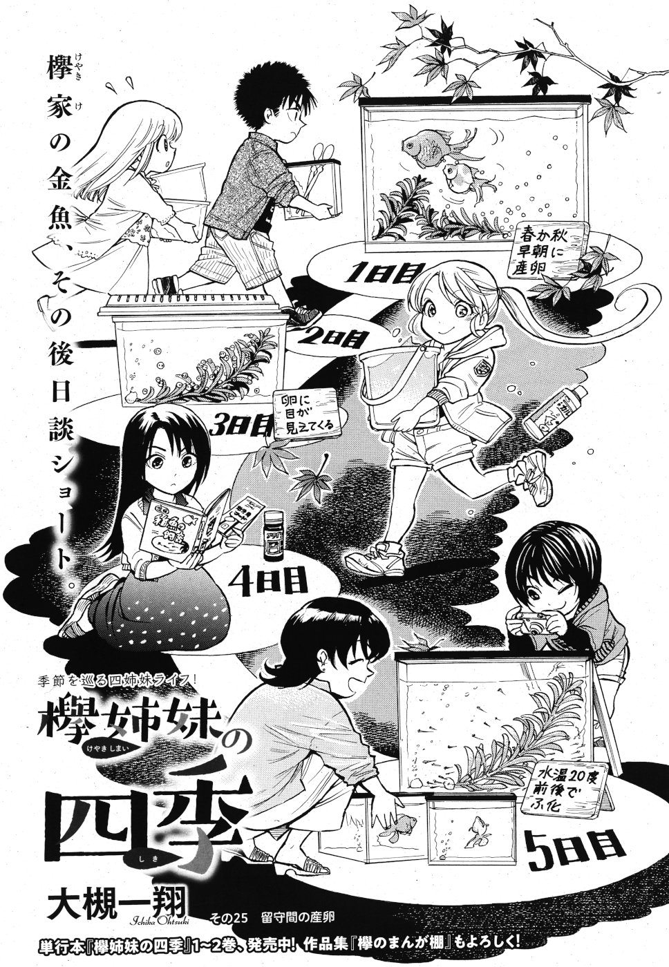 Keyaki Shimai no Shiki Chapter 25 1ページ