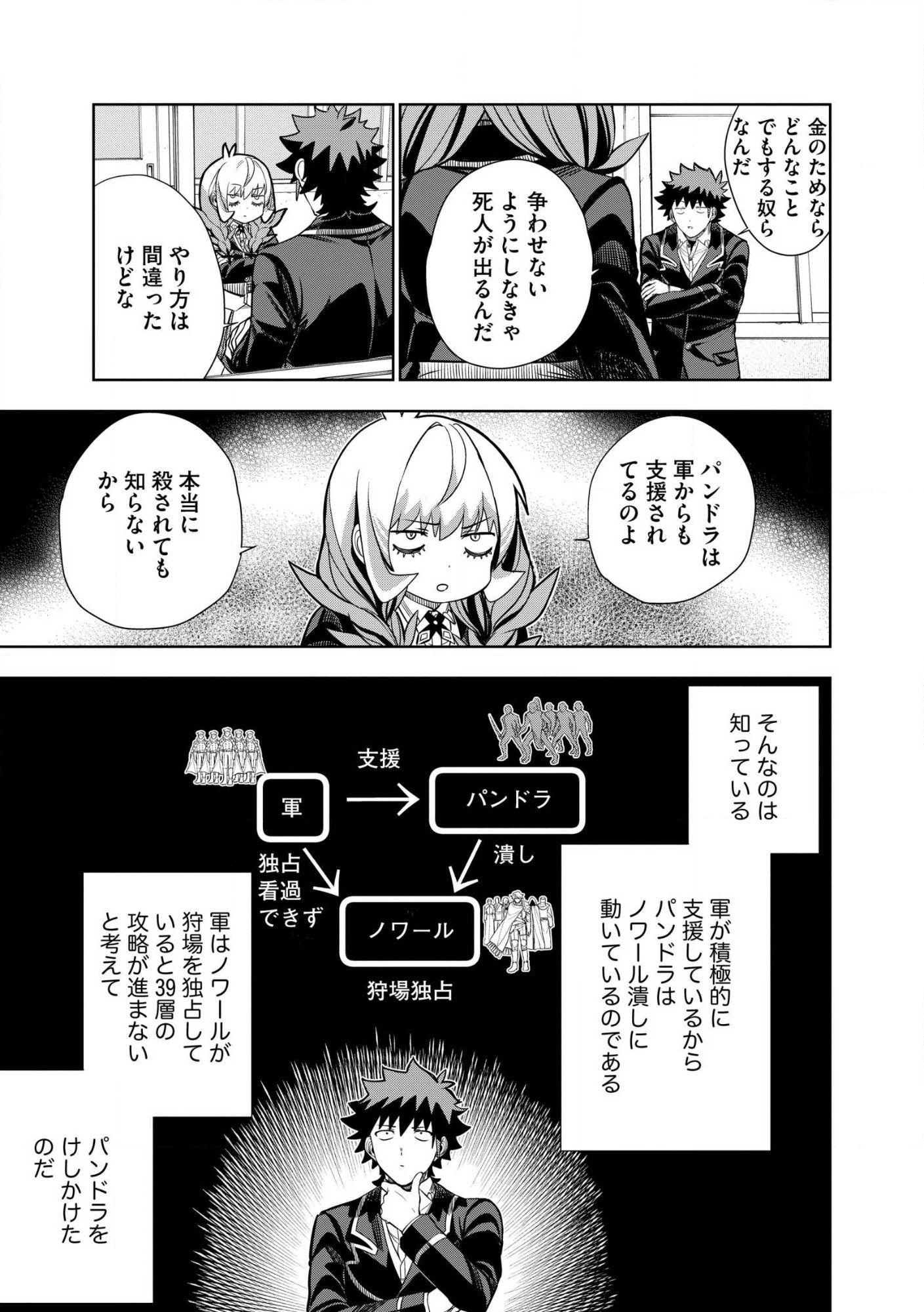 Dungeon Gakuen no Teihen ni Tensei Shita kedo, Naze ka Ore ni wa Kouryaku Hon ga Aru Chapter 33.2 6ページ