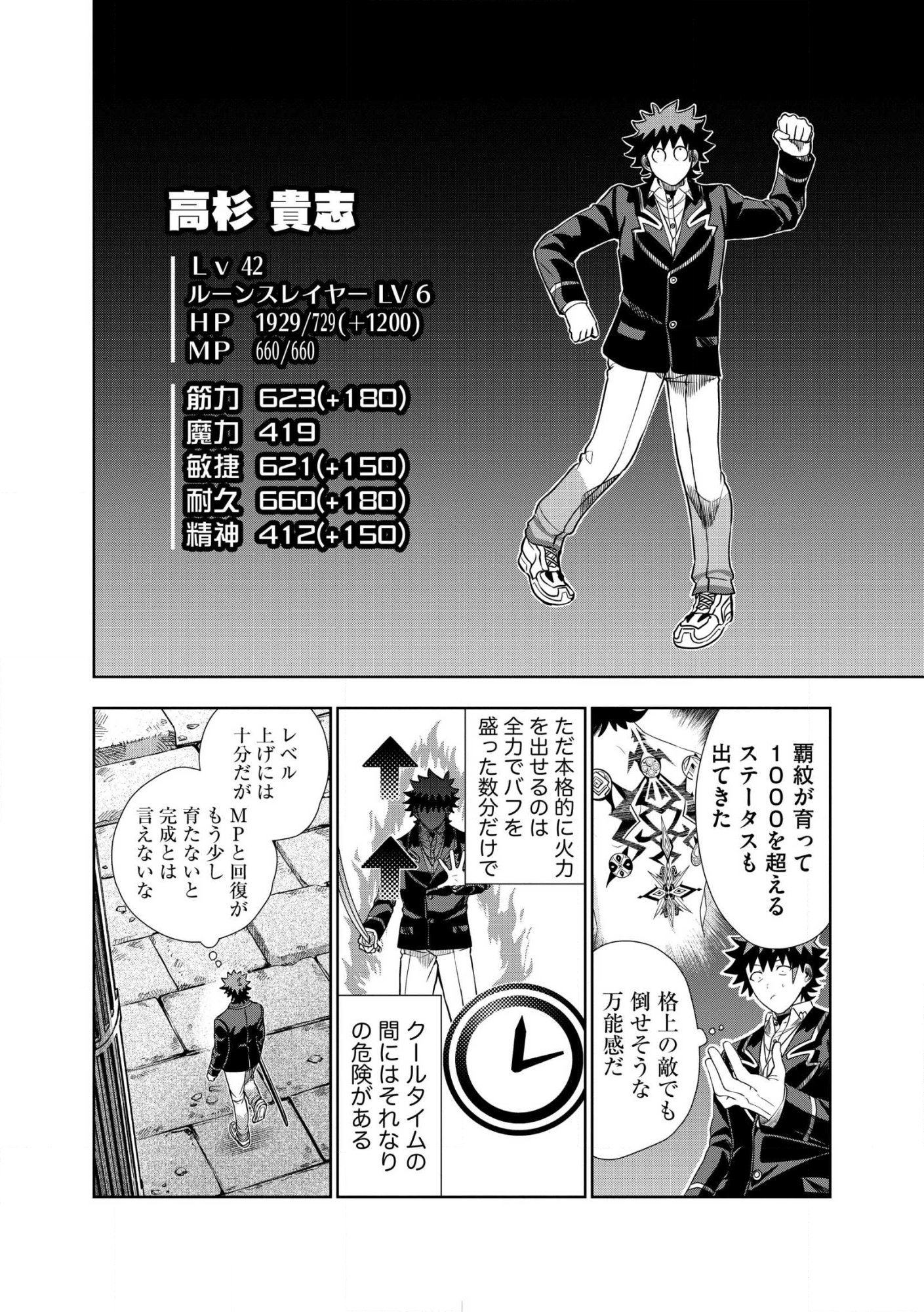 Dungeon Gakuen no Teihen ni Tensei Shita kedo, Naze ka Ore ni wa Kouryaku Hon ga Aru Chapter 36.1 4ページ