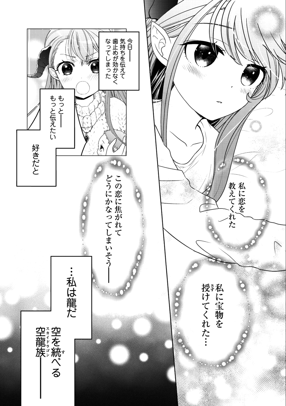 Kitaku Tochuu de Yome to Musume ga dekita n dakedo, Dragon datta. Chapter 7 25ページ