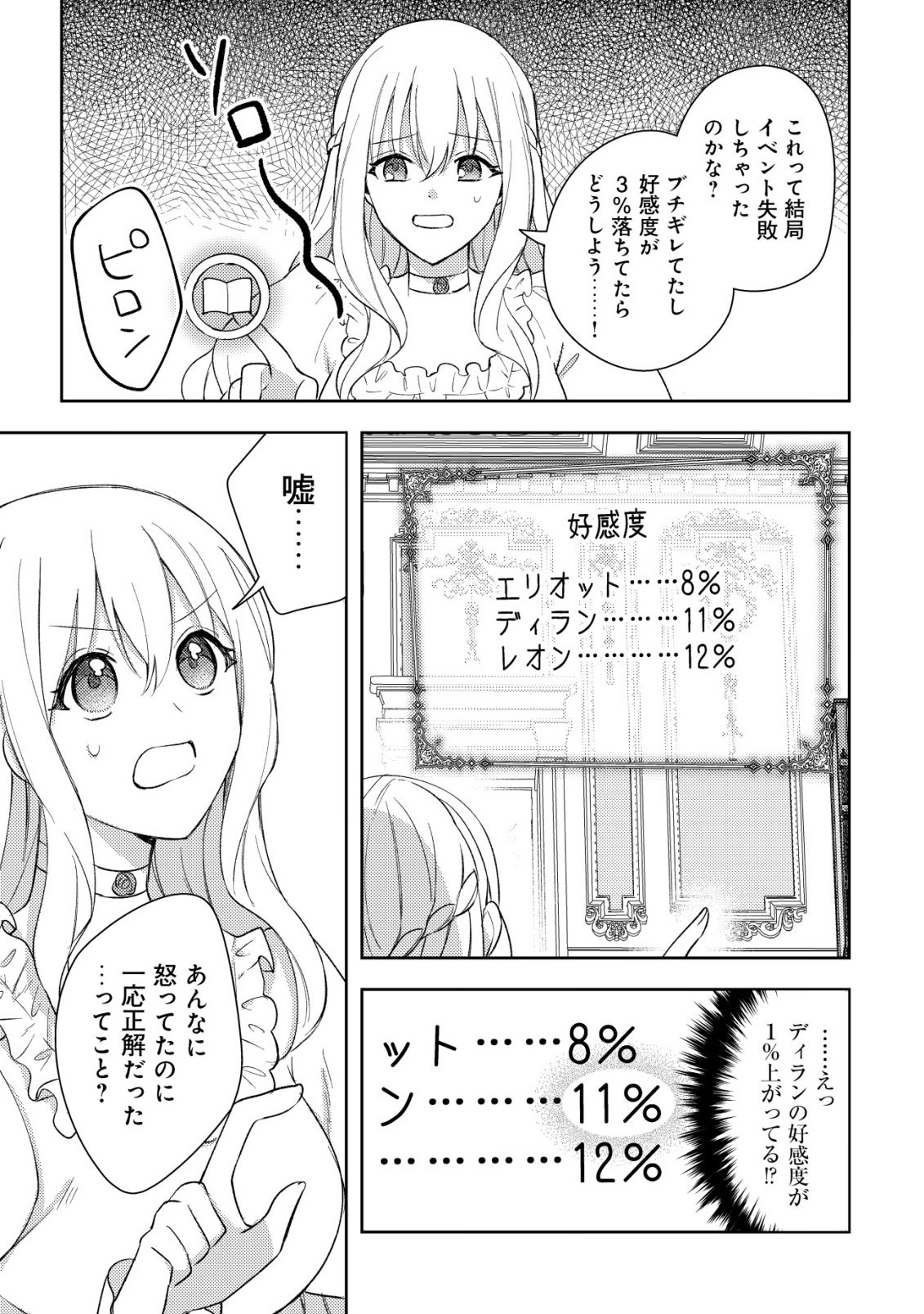 Kouryaku Funou na Kusogee no Heroine ni Tensei shiteita node, Korosareru Mae ni Ridatsu shitai Chapter 2 13ページ