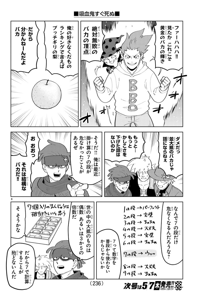 Kyuuketsuki Sugu Shinu Chapter 204 8ページ