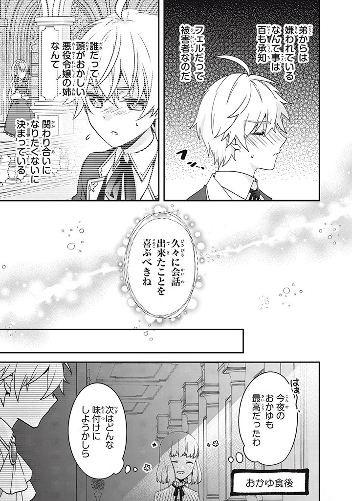 Kyouseiteki ni Akuyaku Reijou ni Sareteita no de Mazu wa Okayu wo Tabeyou to Omoimasu. Chapter 14.2 6ページ