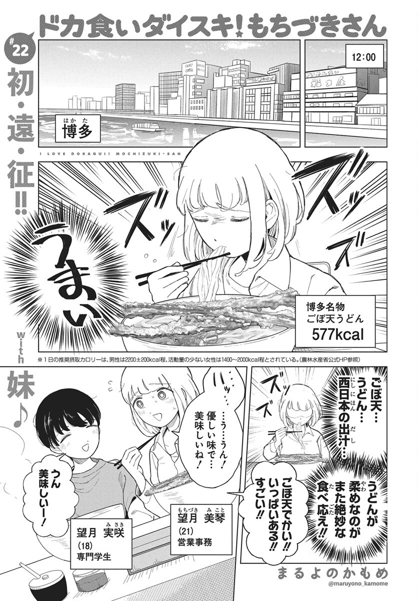 Dokagui Daisuki! Mochizuki-san Chapter 22 1ページ