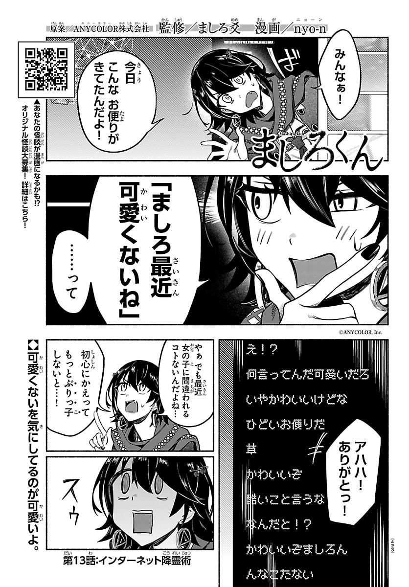 Mashiro-kun Chapter 13 1ページ