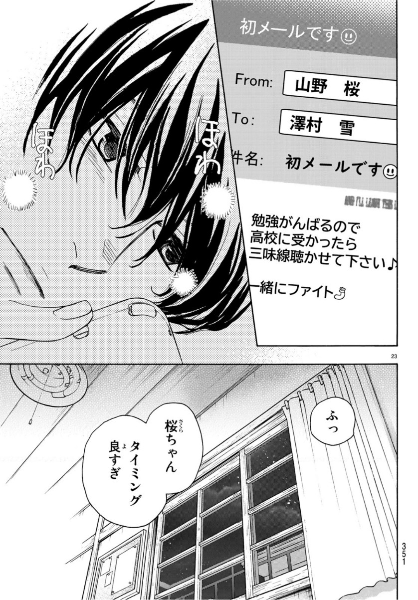 Mashiro no Oto Chapter 94 23ページ