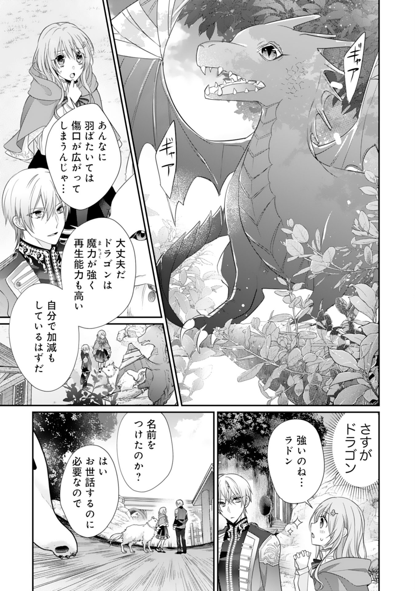 Ryuuou Heika no Mofumofu Osewagakari - Tensei Shita Hebon Joshi ni Dekiai Flag ga Tachimashita Chapter 7 13ページ