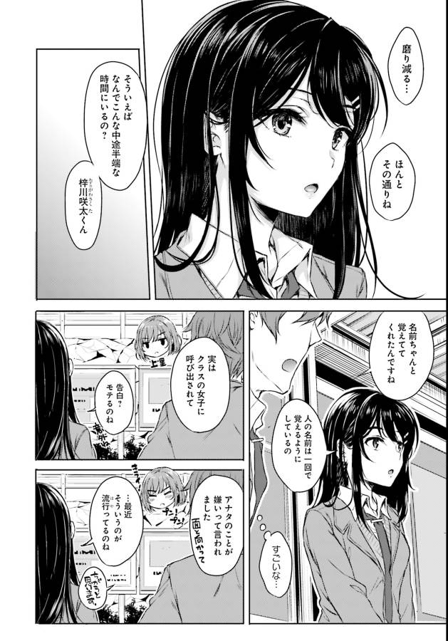 Seishun Buta Yarou wa Bunny Girl Senpai no Yume o Minai Chapter 2 6ページ