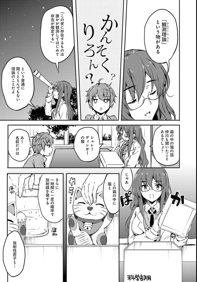 Seishun Buta Yarou wa Bunny Girl Senpai no Yume o Minai Chapter 6 11ページ
