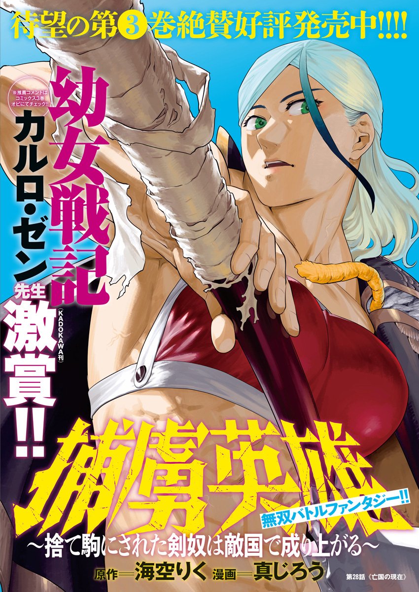 Horyo Eiyuu ~Sutegoma ni Sareta Kendo wa Tekikoku de Nariagaru~ Chapter 28 1ページ