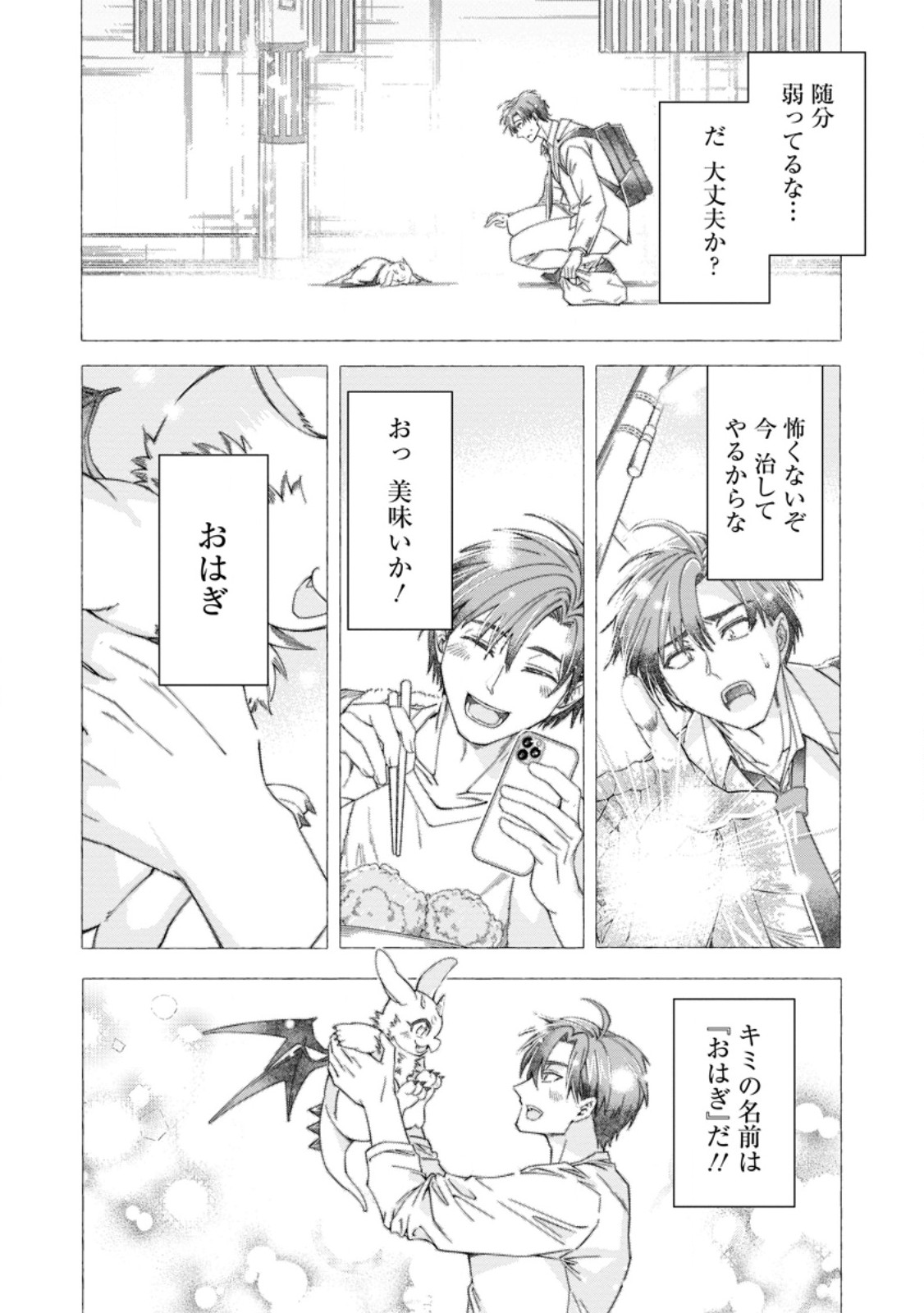 I'm an Overworked Corporate Slave, but After Being Embraced by a Dragon, I Started Streaming My Pet Life With a Tiny Dragon and Monsters on a Farm Chapter 19.3 4ページ