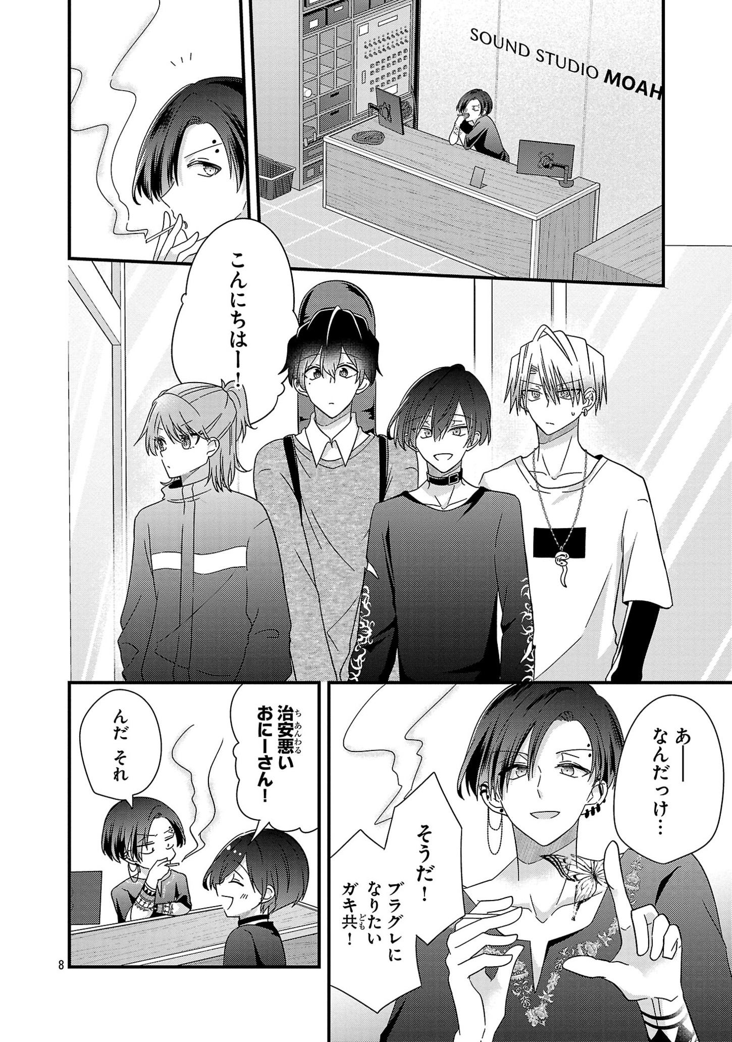 Shounen Visual Rock Chapter 6.2 8ページ