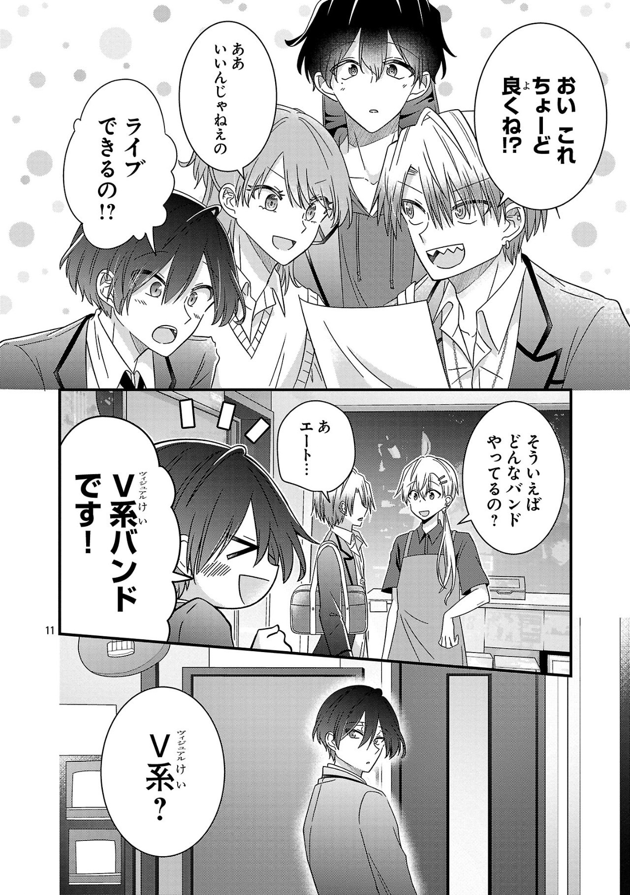 Shounen Visual Rock Chapter 7.2 11ページ