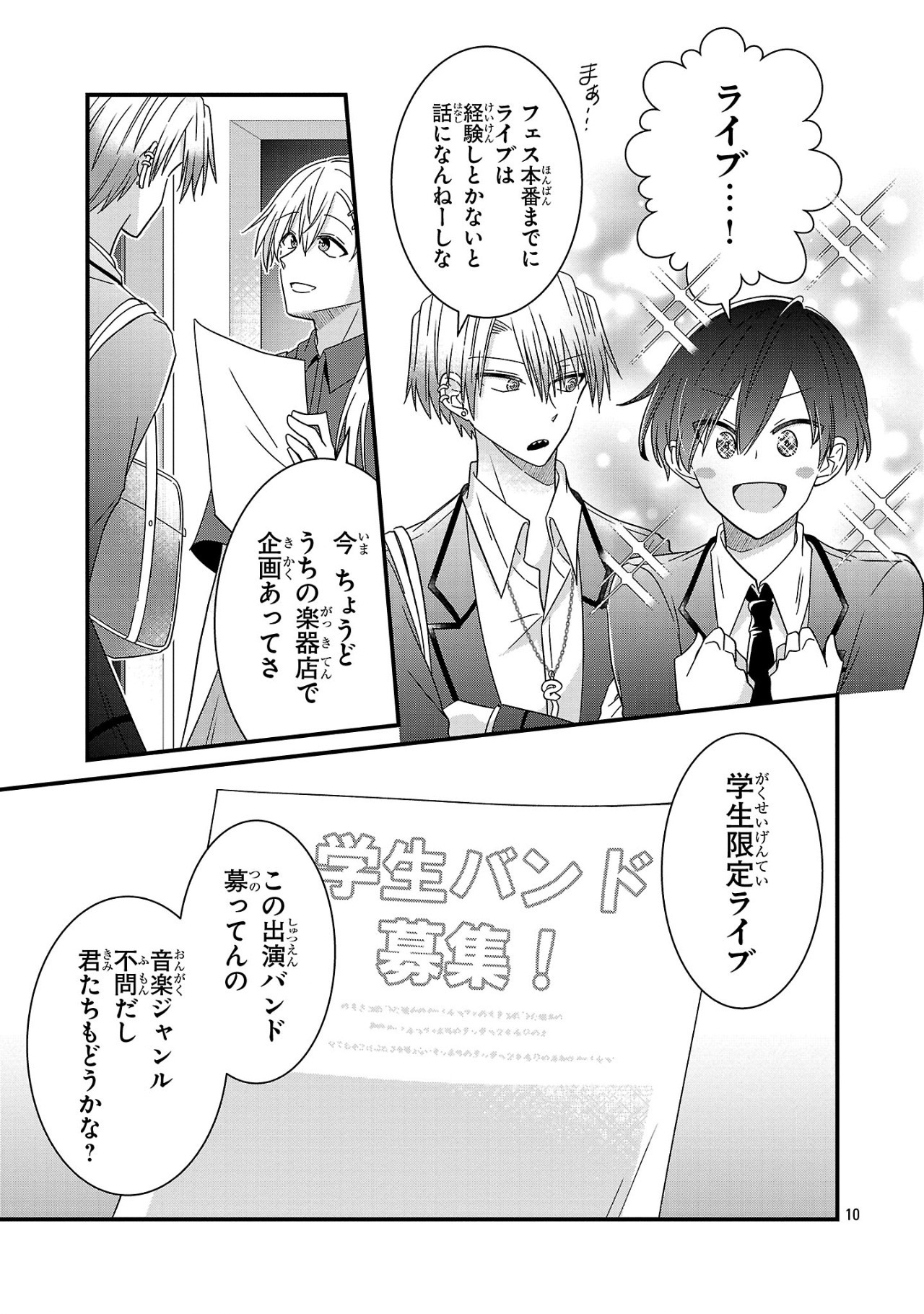 Shounen Visual Rock Chapter 7.2 10ページ
