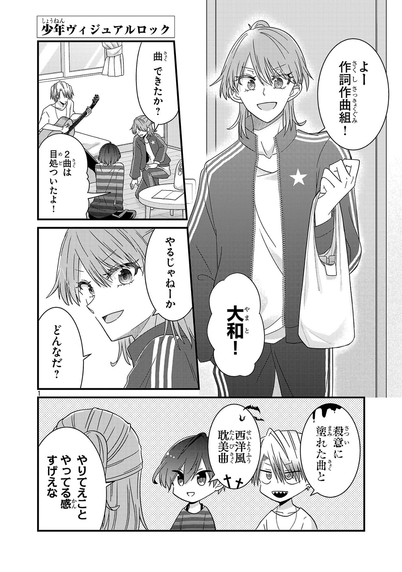 Shounen Visual Rock Chapter 8.2 1ページ