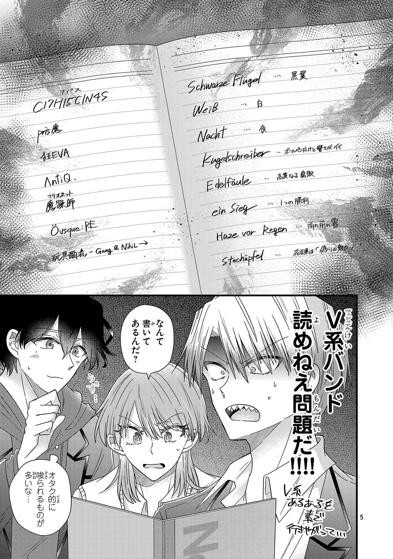 Shounen Visual Rock Chapter 9.1 5ページ