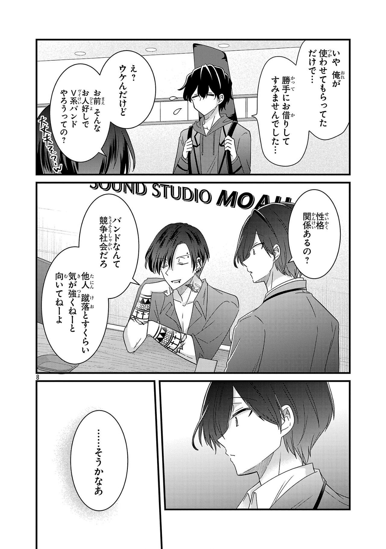 Shounen Visual Rock Chapter 9.1 8ページ