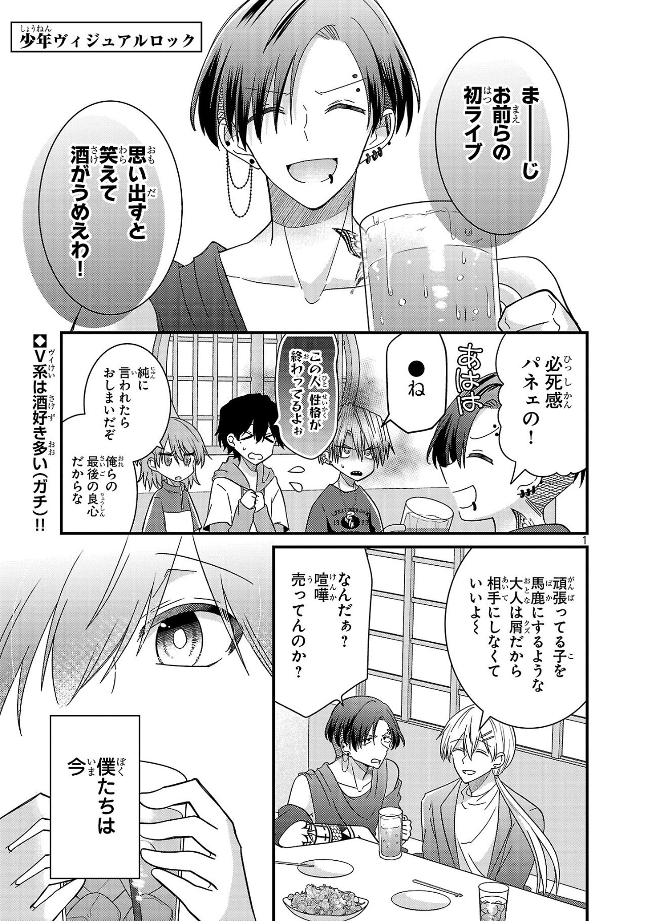 Shounen Visual Rock Chapter 11.1 1ページ
