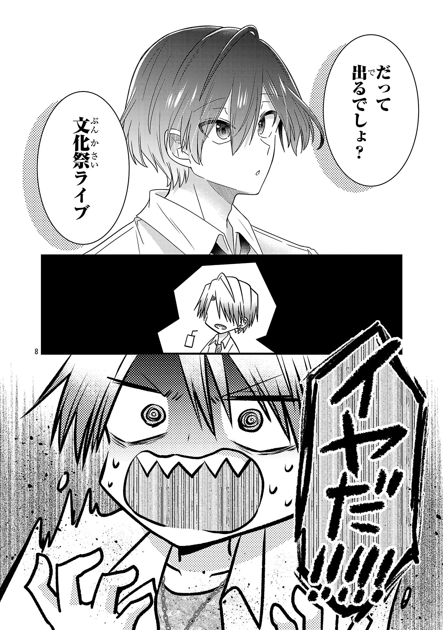 Shounen Visual Rock Chapter 12.2 8ページ