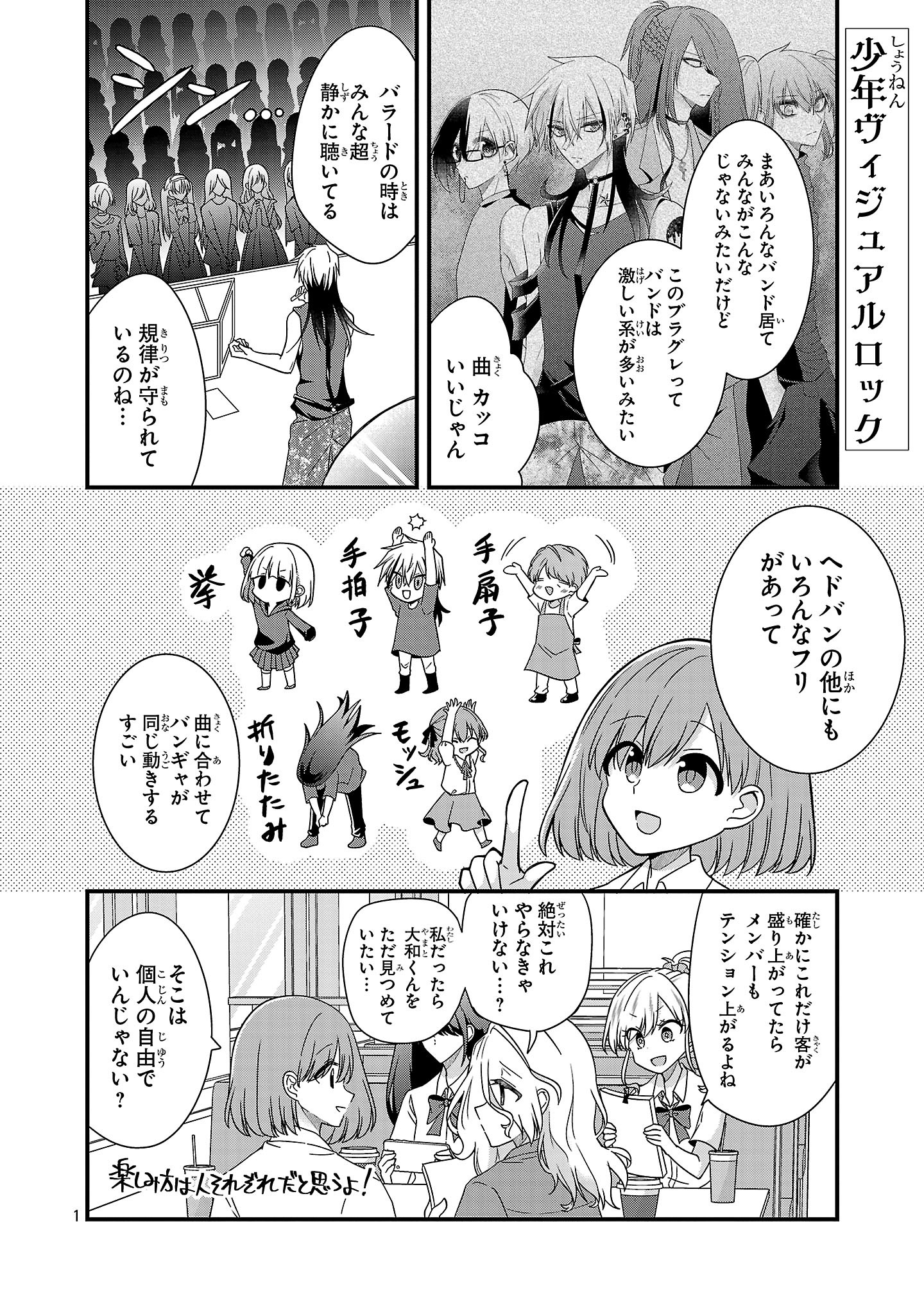 Shounen Visual Rock Chapter 13.2 1ページ