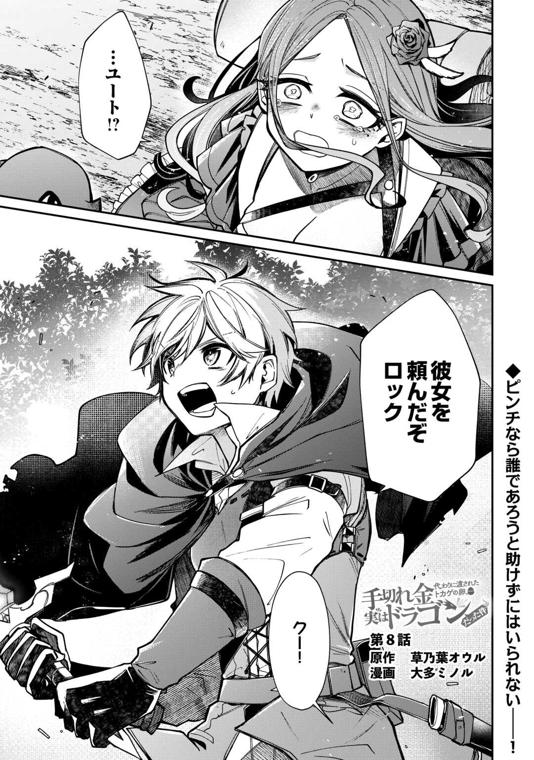The Case of the Lizard Egg Given as Severance Pay Actually Being a Dragon Chapter 8 1ページ