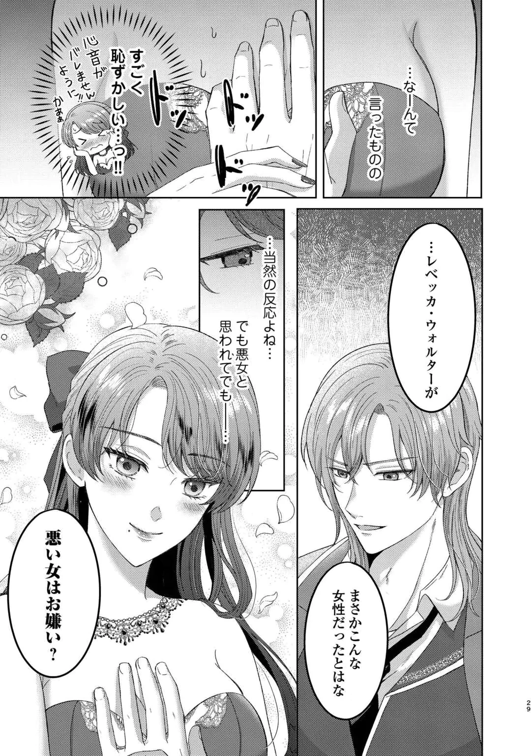 Tensei Shitara Kyonyuu Bijin datta node, Akujo ni Natte demo Suki na Hito wo Yuuwaku Shimasu Chapter 1 29ページ