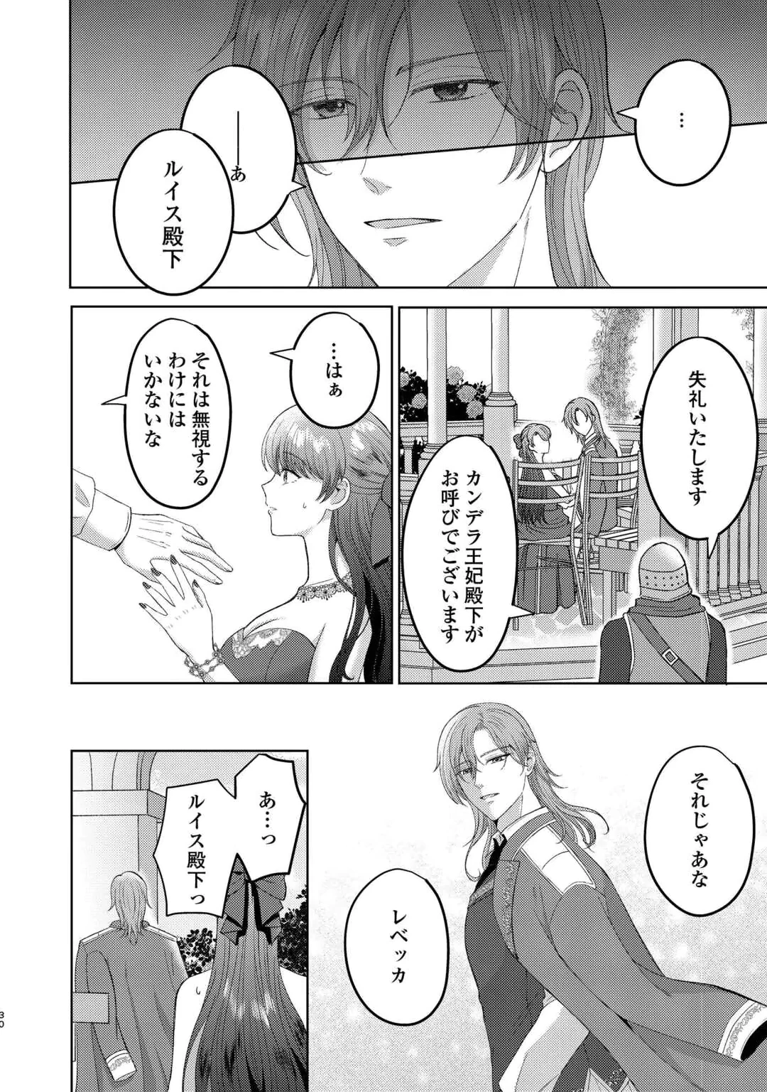 Tensei Shitara Kyonyuu Bijin datta node, Akujo ni Natte demo Suki na Hito wo Yuuwaku Shimasu Chapter 1 30ページ