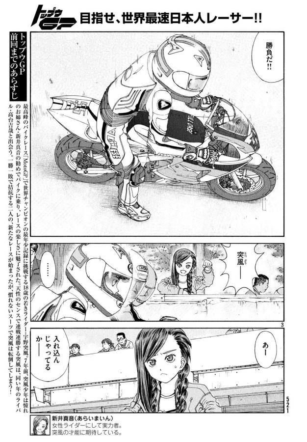 Toppu GP Chapter 27 3ページ