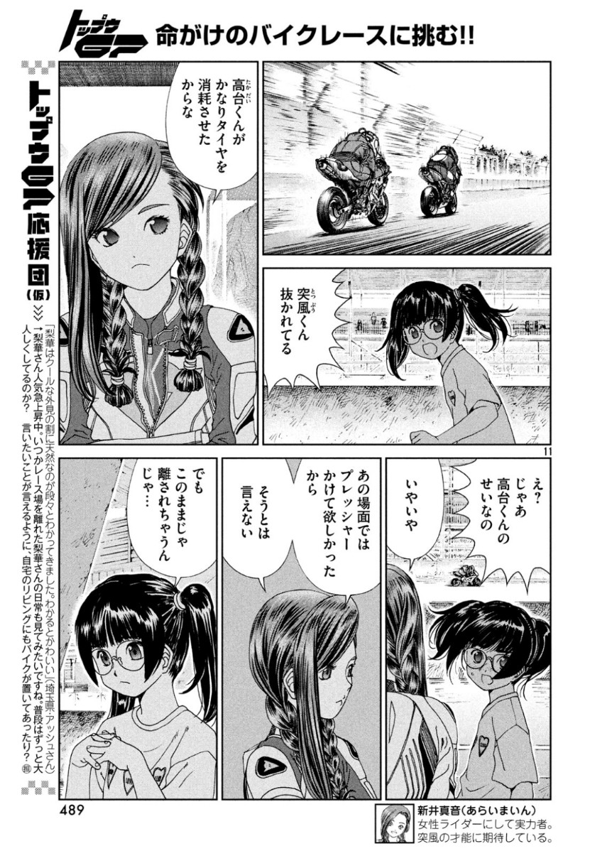 Toppu GP Chapter 39 11ページ