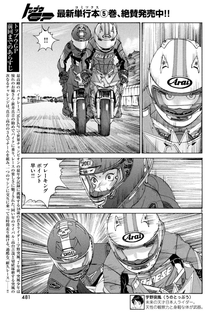 Toppu GP Chapter 39 3ページ