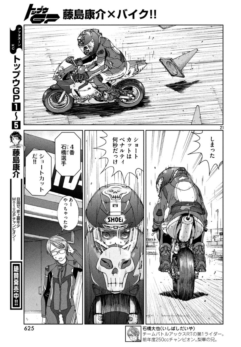 Toppu GP Chapter 40 21ページ